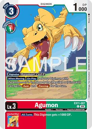 Image of Agumon [EX11-007] [Dawn of Liberator]