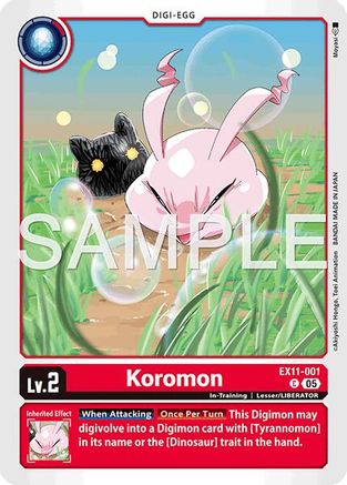 Image of Koromon [EX11-001] [Dawn of Liberator]