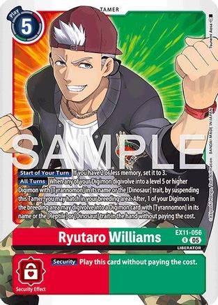 Image of Ryutaro Williams [EX11-056] [Dawn of Liberator]