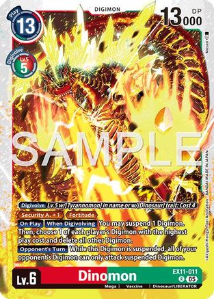 Image of Dinomon [EX11-011] [Dawn of Liberator]