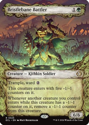 Image of Bristlebane Battler (Showcase) [Lorwyn Eclipsed]
