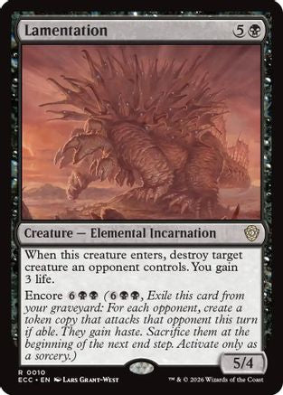 Image of Lamentation [Lorwyn Eclipsed Commander]