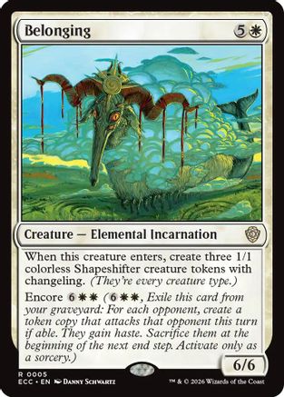 Image of Belonging [Lorwyn Eclipsed Commander]