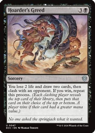 Image of Hoarder's Greed [Lorwyn Eclipsed Commander]