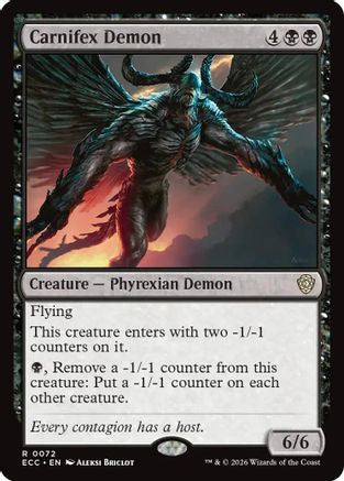Image of Carnifex Demon [Lorwyn Eclipsed Commander]