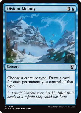Image of Distant Melody [Lorwyn Eclipsed Commander]