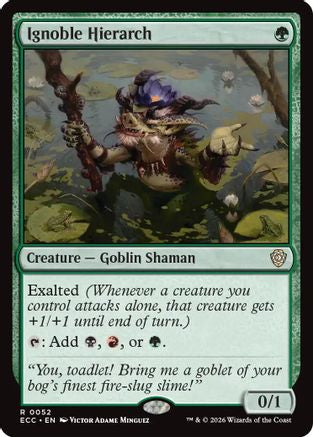 Image of Ignoble Hierarch [Lorwyn Eclipsed Commander]