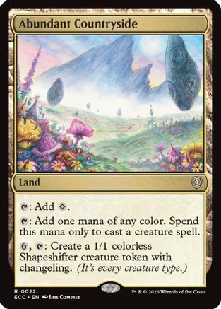 Image of Abundant Countryside [Lorwyn Eclipsed Commander]