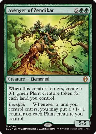 Image of Avenger of Zendikar [Lorwyn Eclipsed Commander]
