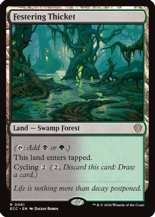 Image of Festering Thicket [Lorwyn Eclipsed Commander]