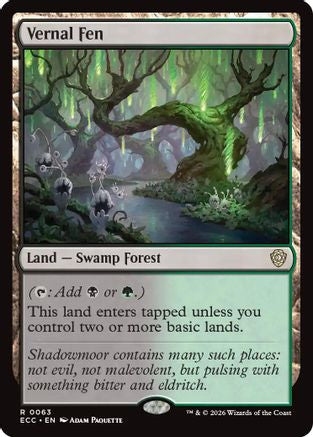 Image of Vernal Fen [Lorwyn Eclipsed Commander]