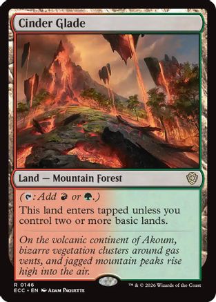 Image of Cinder Glade [Lorwyn Eclipsed Commander]
