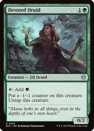 Image of Devoted Druid [Lorwyn Eclipsed Commander]