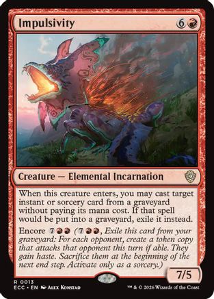 Image of Impulsivity [Lorwyn Eclipsed Commander]