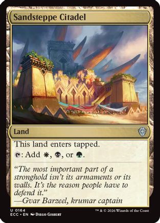 Image of Sandsteppe Citadel [Lorwyn Eclipsed Commander]