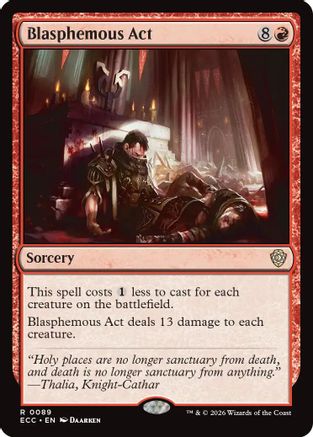Image of Blasphemous Act [Lorwyn Eclipsed Commander]
