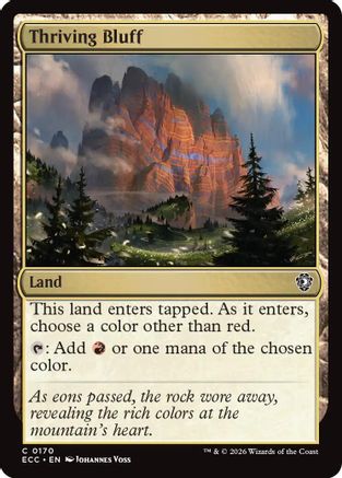 Image of Thriving Bluff [Lorwyn Eclipsed Commander]