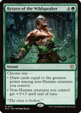 Image of Return of the Wildspeaker [Lorwyn Eclipsed Commander]