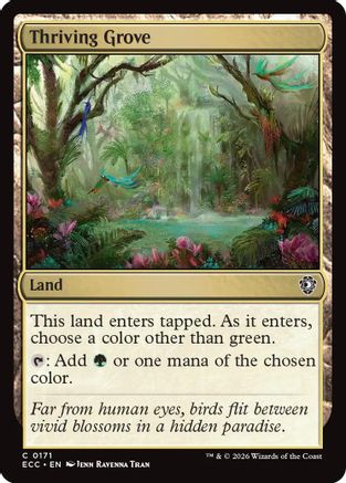 Image of Thriving Grove [Lorwyn Eclipsed Commander]