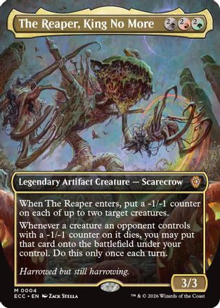 Image of The Reaper, King No More (Borderless) [Lorwyn Eclipsed Commander]