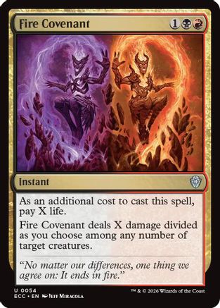 Image of Fire Covenant [Lorwyn Eclipsed Commander]