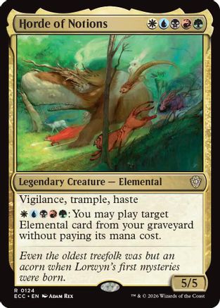 Image of Horde of Notions [Lorwyn Eclipsed Commander]