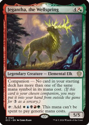 Image of Jegantha, the Wellspring [Lorwyn Eclipsed Commander]