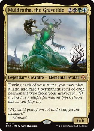 Image of Muldrotha, the Gravetide [Lorwyn Eclipsed Commander]
