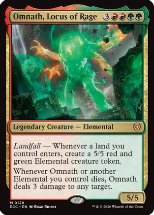 Image of Omnath, Locus of Rage [Lorwyn Eclipsed Commander]