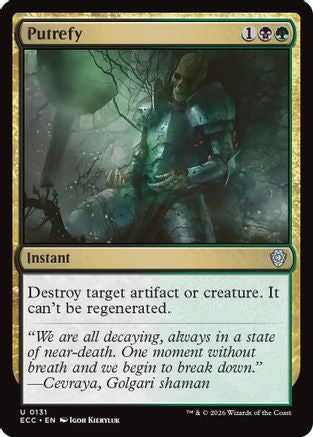 Image of Putrefy [Lorwyn Eclipsed Commander]