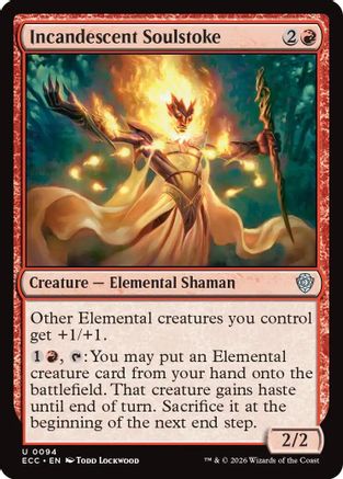 Image of Incandescent Soulstoke [Lorwyn Eclipsed Commander]