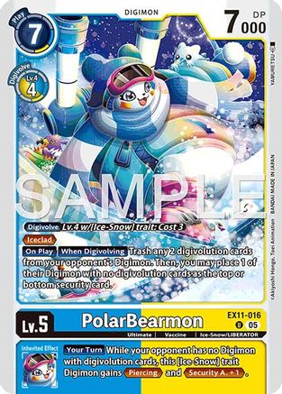 Image of PolarBearmon [EX11-016] [Dawn of Liberator]