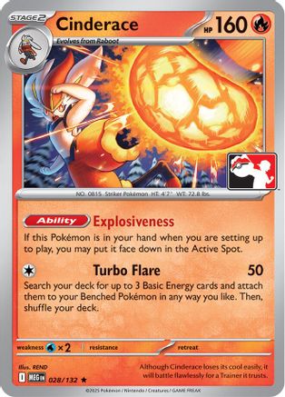Image of Cinderace (028/132) [Prize Pack Series Eight]