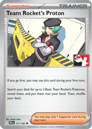 Image of Team Rocket's Proton (177/182) [Prize Pack Series Eight]