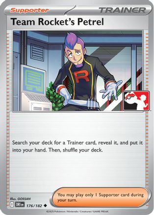Image of Team Rocket's Petrel (176/182) [Prize Pack Series Eight]