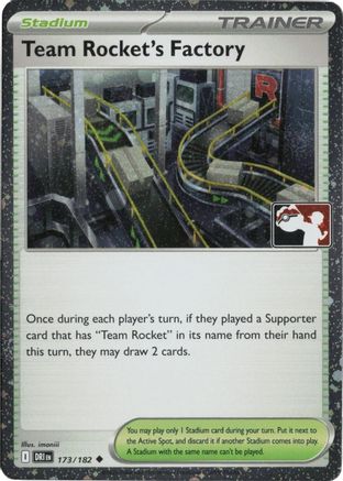 Image of Team Rocket's Factory (173/182) [Prize Pack Series Eight]