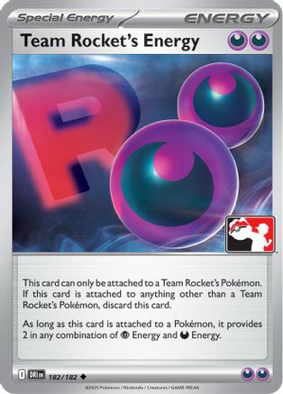 Image of Team Rocket's Energy (182/182) [Prize Pack Series Eight]