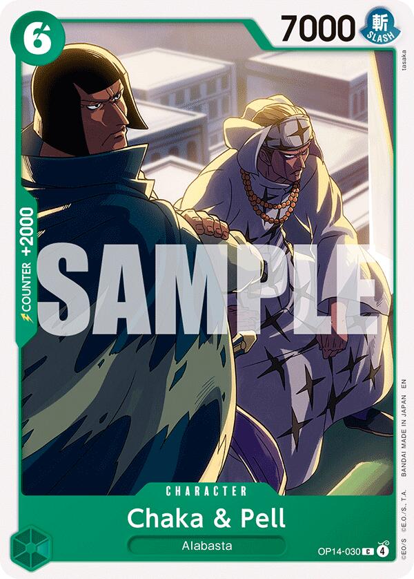 Image of Chaka & Pell (OP14-030) [The Azure Sea's Seven]