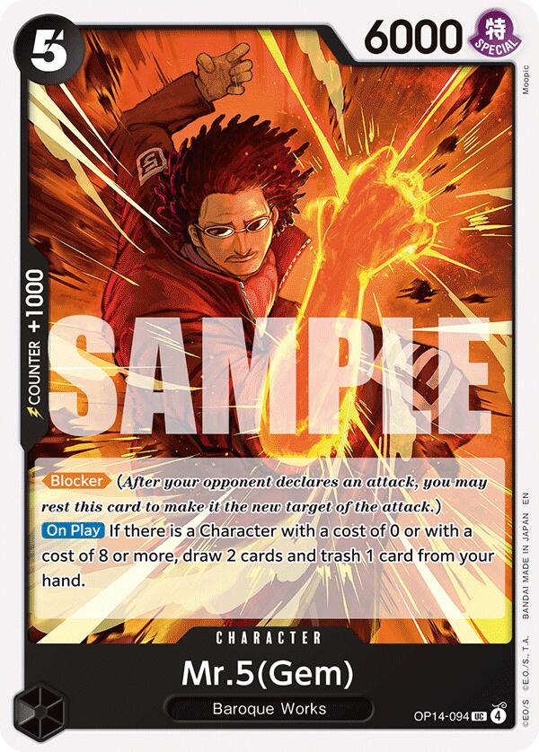 Image of Mr.5(Gem) [The Azure Sea's Seven]