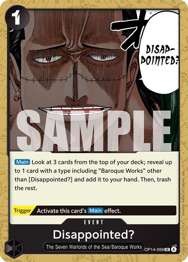 Image of Disappointed? [The Azure Sea's Seven]