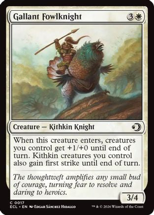 Image of Gallant Fowlknight [Lorwyn Eclipsed]