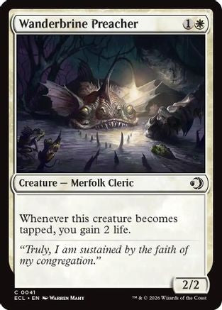 Image of Wanderbrine Preacher [Lorwyn Eclipsed]