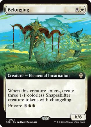 Image of Belonging (Extended Art) [Lorwyn Eclipsed Commander]
