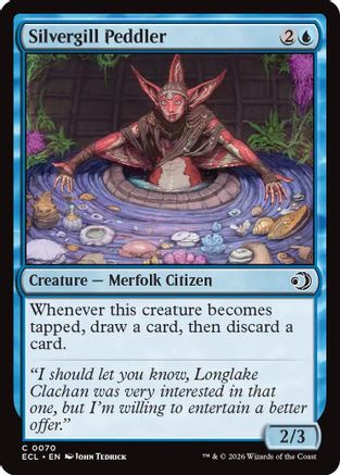 Image of Silvergill Peddler [Lorwyn Eclipsed]