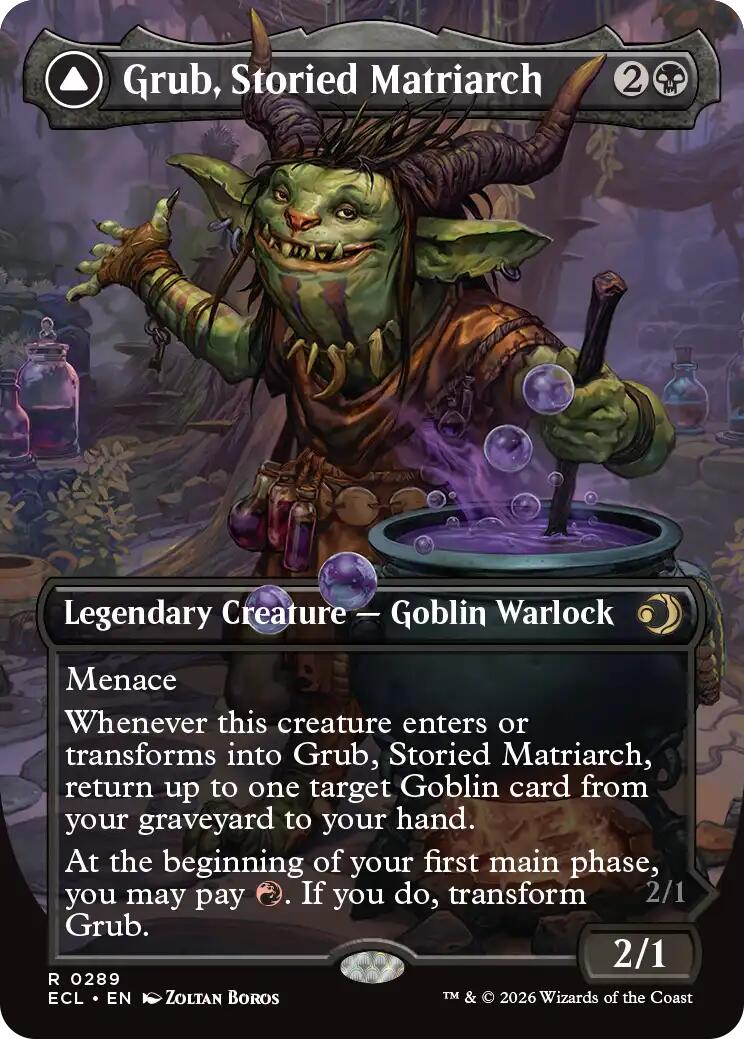 Image of Grub, Storied Matriarch (Borderless) [Lorwyn Eclipsed]