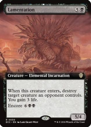 Image of Lamentation (Extended Art) [Lorwyn Eclipsed Commander]