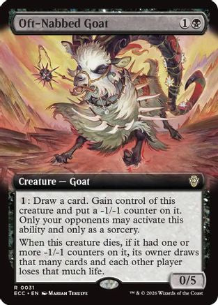 Image of Oft-Nabbed Goat (Extended Art) [Lorwyn Eclipsed Commander]