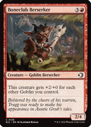 Image of Boneclub Berserker [Lorwyn Eclipsed]