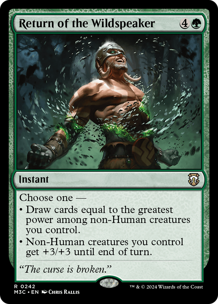 Image of Return of the Wildspeaker (Ripple Foil) [Modern Horizons 3 Commander]