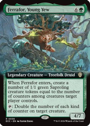 Image of Ferrafor, Young Yew (Extended Art) [Lorwyn Eclipsed Commander]